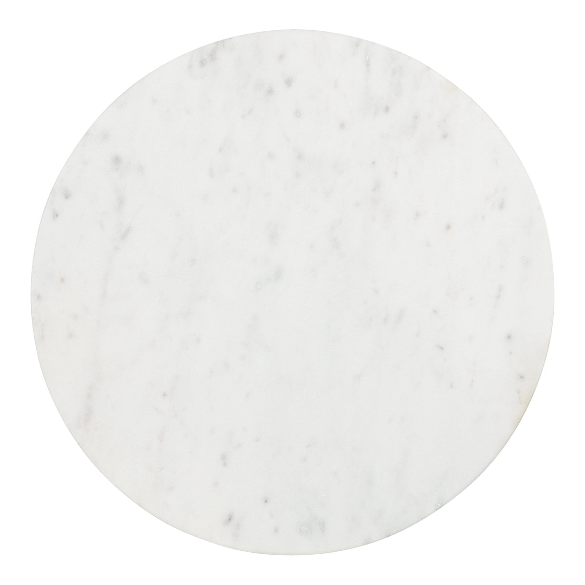 Henshall Marble and Metal Round Side Table