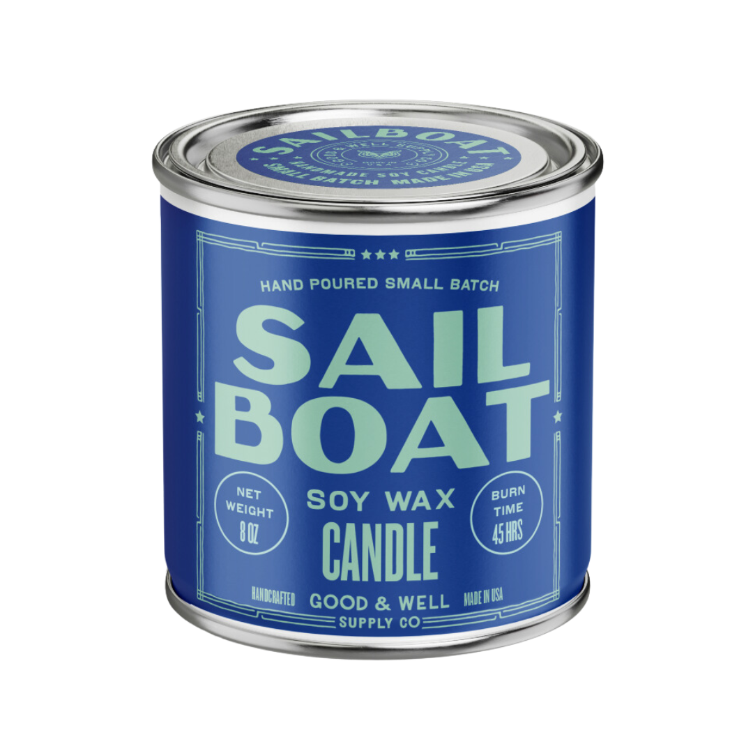 Sailboat Soy Candle — Good & Well Supply Co.