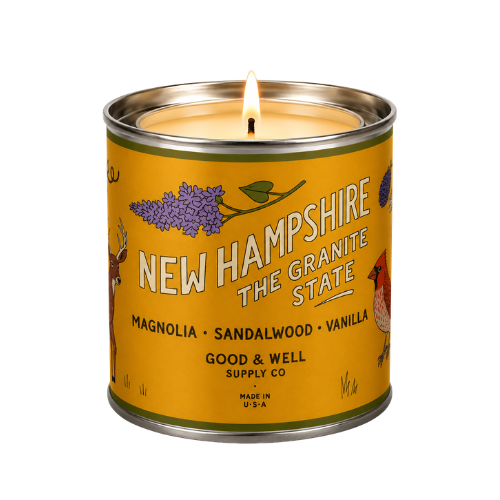 New Hampshire State Candle — Good & Well Supply Co.