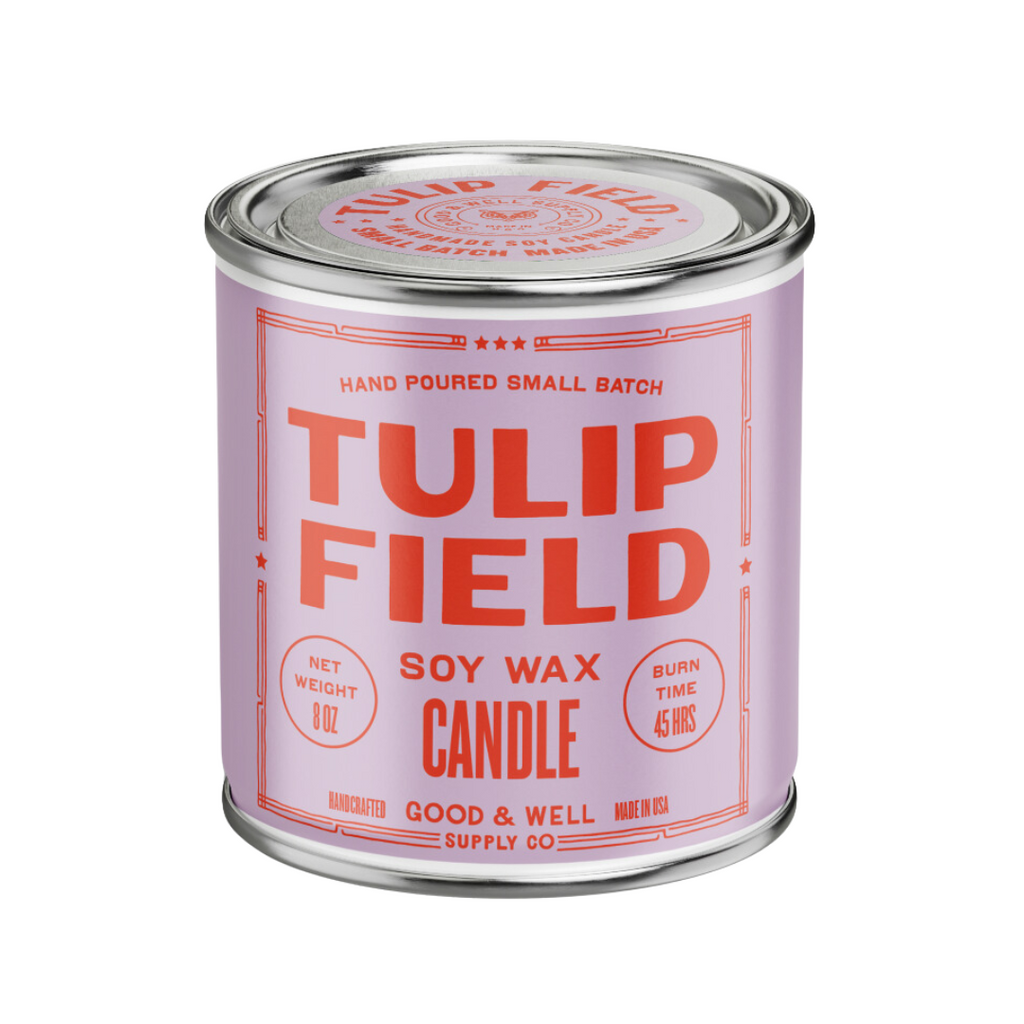 Tulip Field Soy Candle — Good & Well Supply Co.