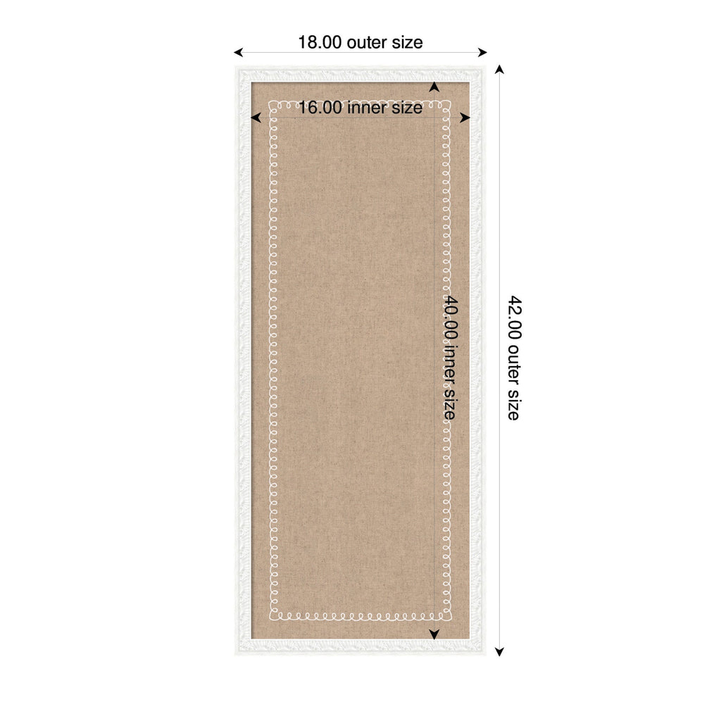 Fabric Pinboard with Scalloped Edge Frame