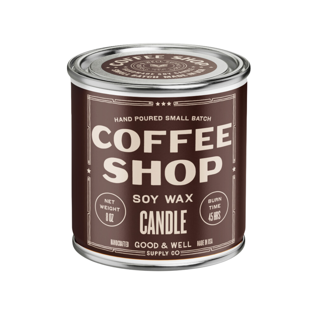 Coffee Shop Soy Candle — Good & Well Supply Co.