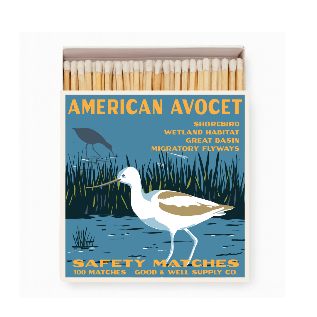 American Avocet Cabin Matches — Good & Well Supply Co.