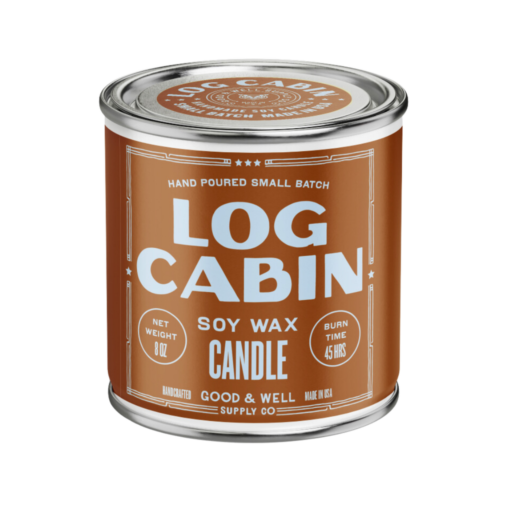 Log Cabin Soy Candle — Good & Well Supply Co.