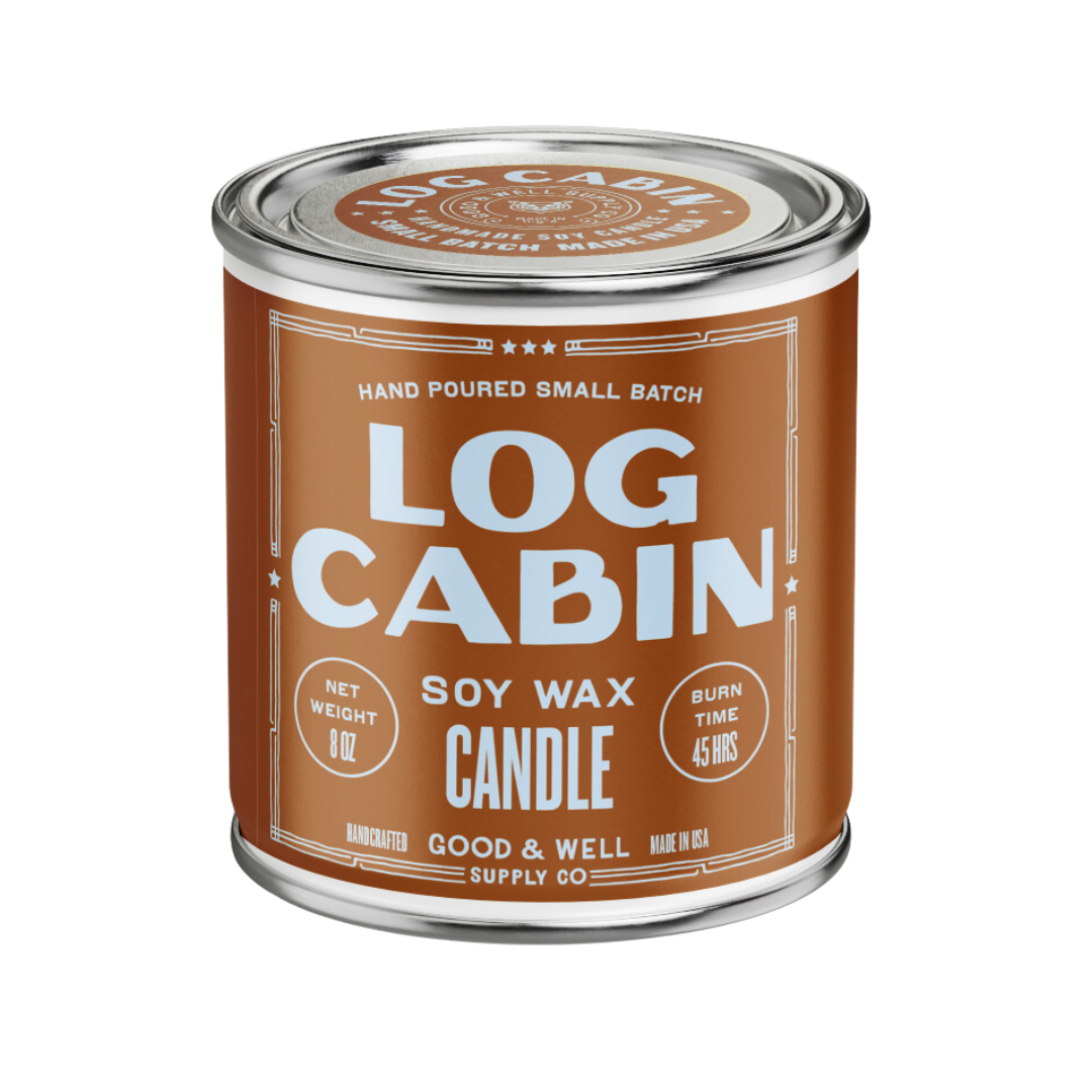 Log Cabin Soy Candle — Good & Well Supply Co.