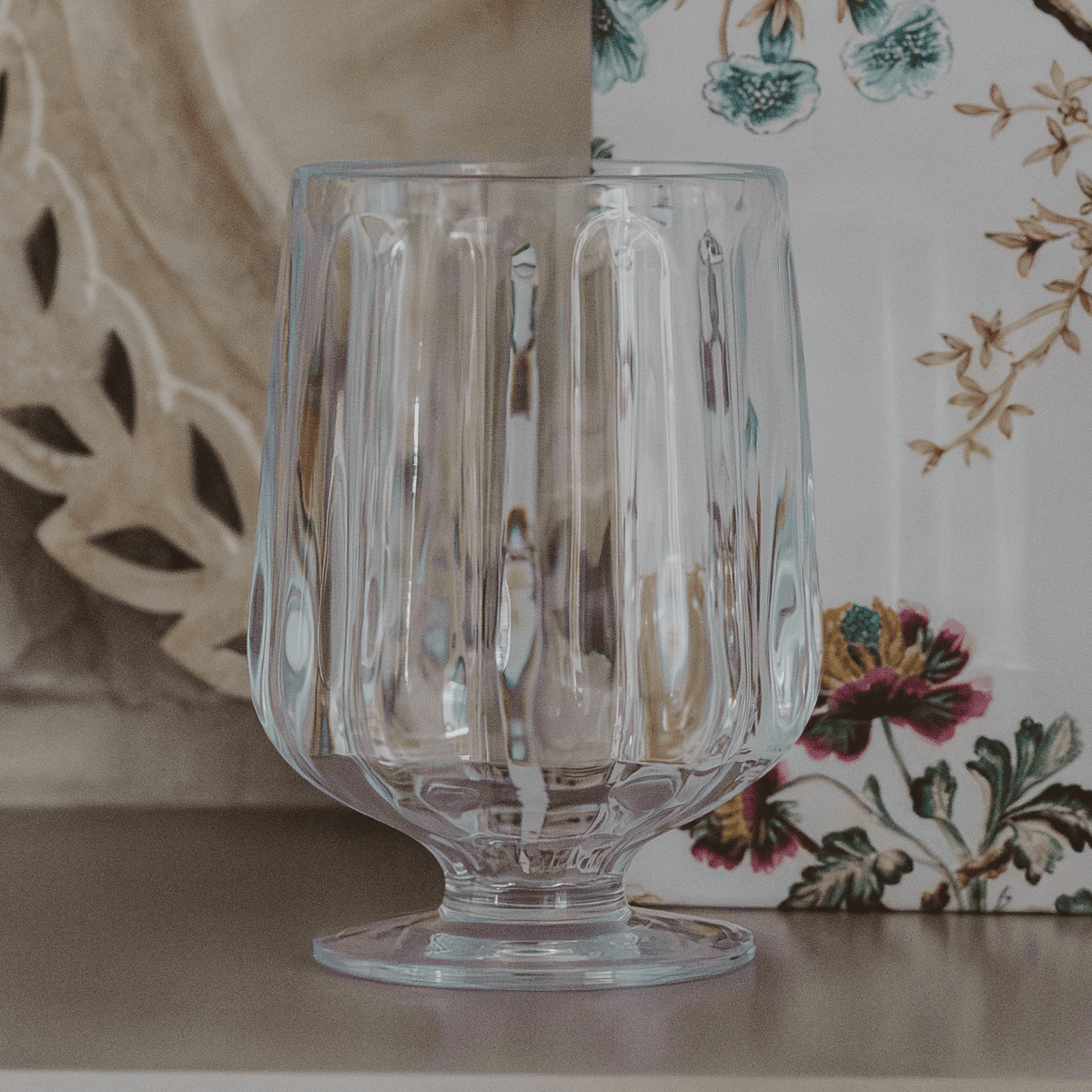 Clear Plastic Cocktail Goblet — 16 oz