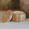 Pumpkin Spice Soy Candle — Ceramic Pumpkin Jar