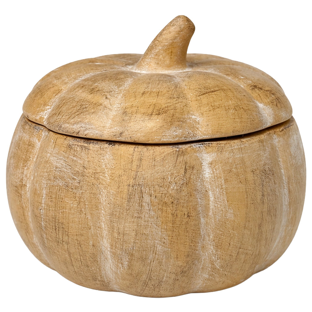 Pumpkin Spice Soy Candle — Ceramic Pumpkin Jar