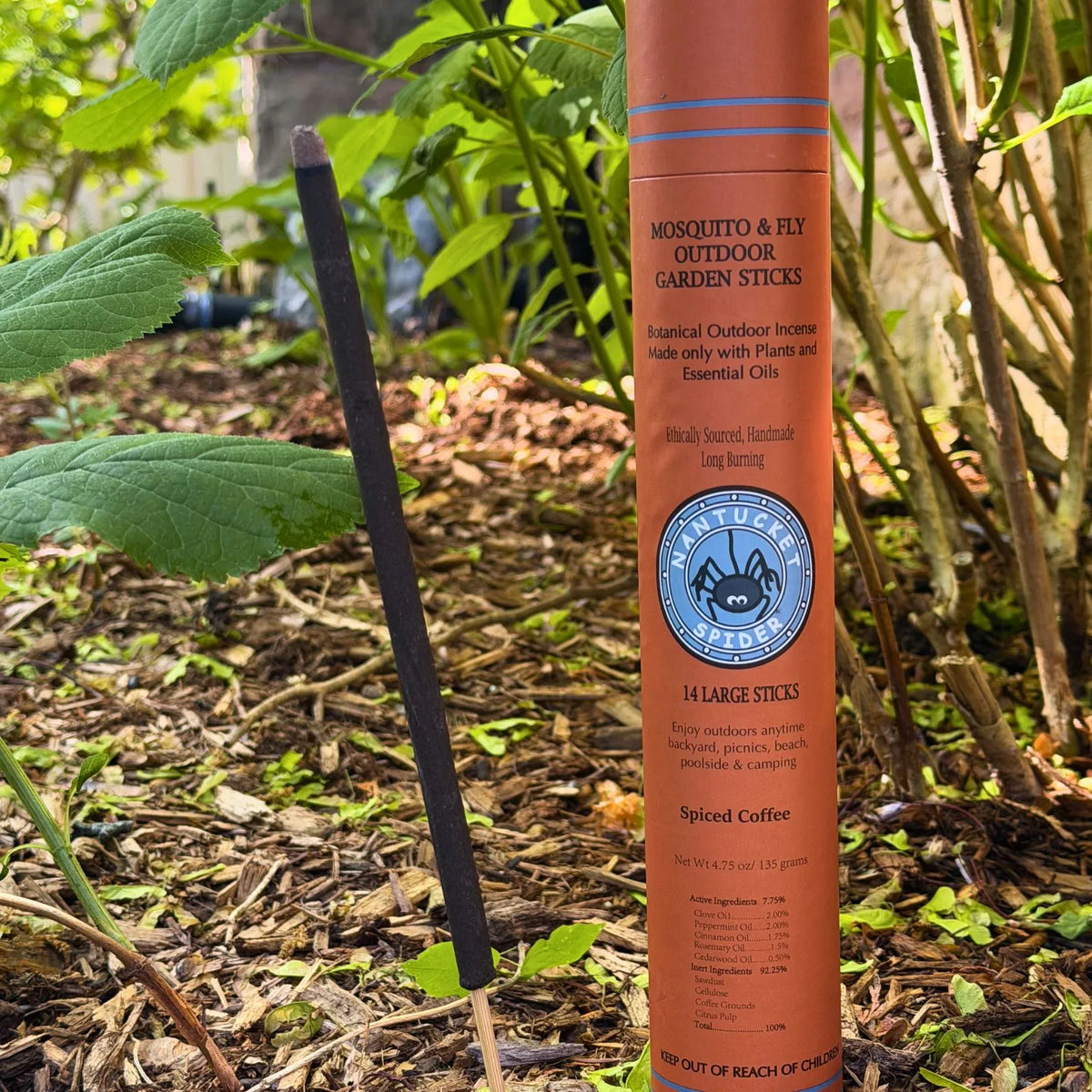Outdoor Insect Repellent Incense Sticks — 14 Stick Tube