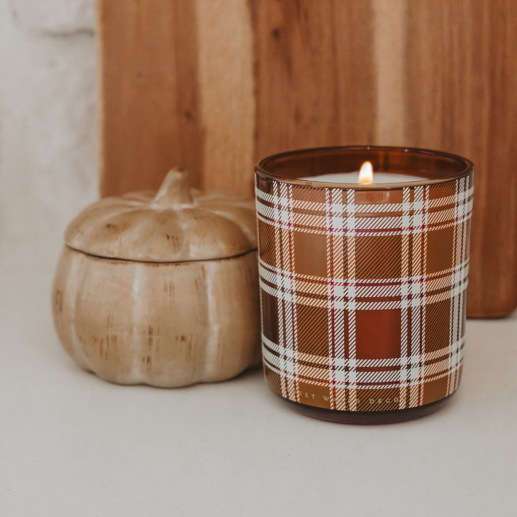Pumpkin Spice Soy Candle — Ceramic Pumpkin Jar