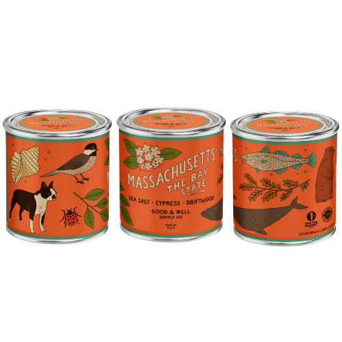 Massachusetts State Candle — Good & Well Supply Co.
