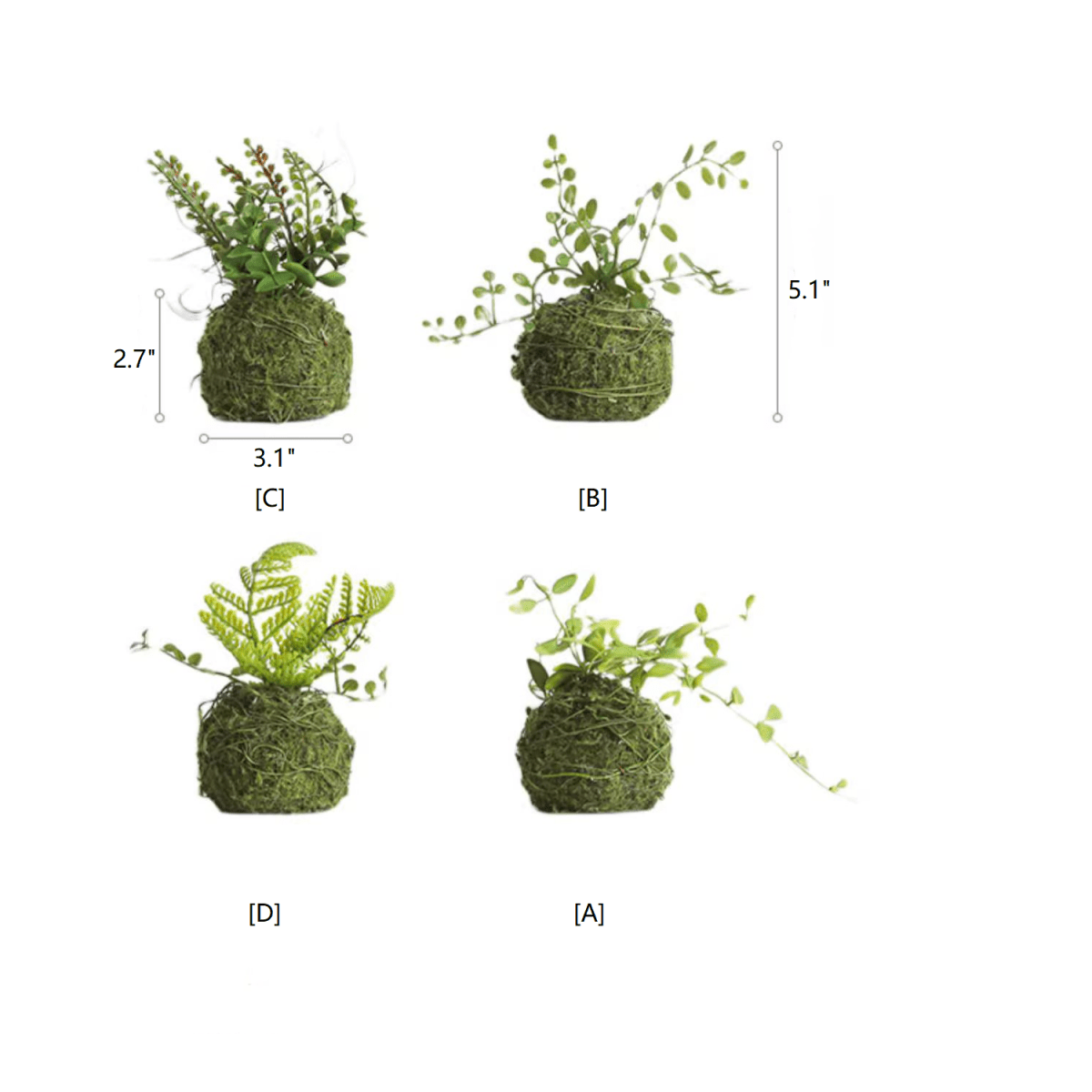 Mossy Meadow Fern Foam Ball