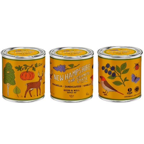 New Hampshire State Candle — Good & Well Supply Co.