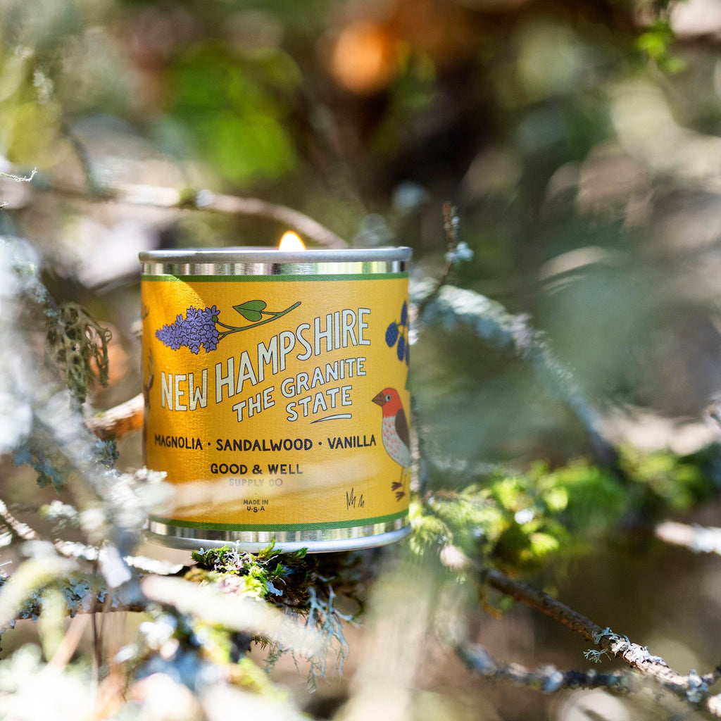 New Hampshire State Candle — Good & Well Supply Co.