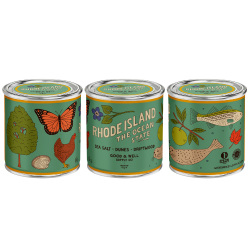 Rhode Island State Candle — Good & Well Supply Co.