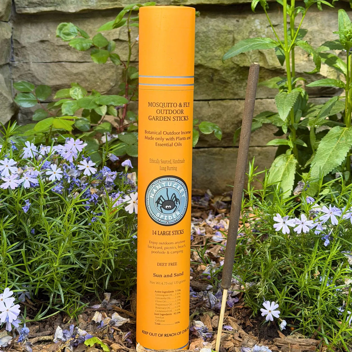 Outdoor Insect Repellent Incense Sticks — 14 Stick Tube