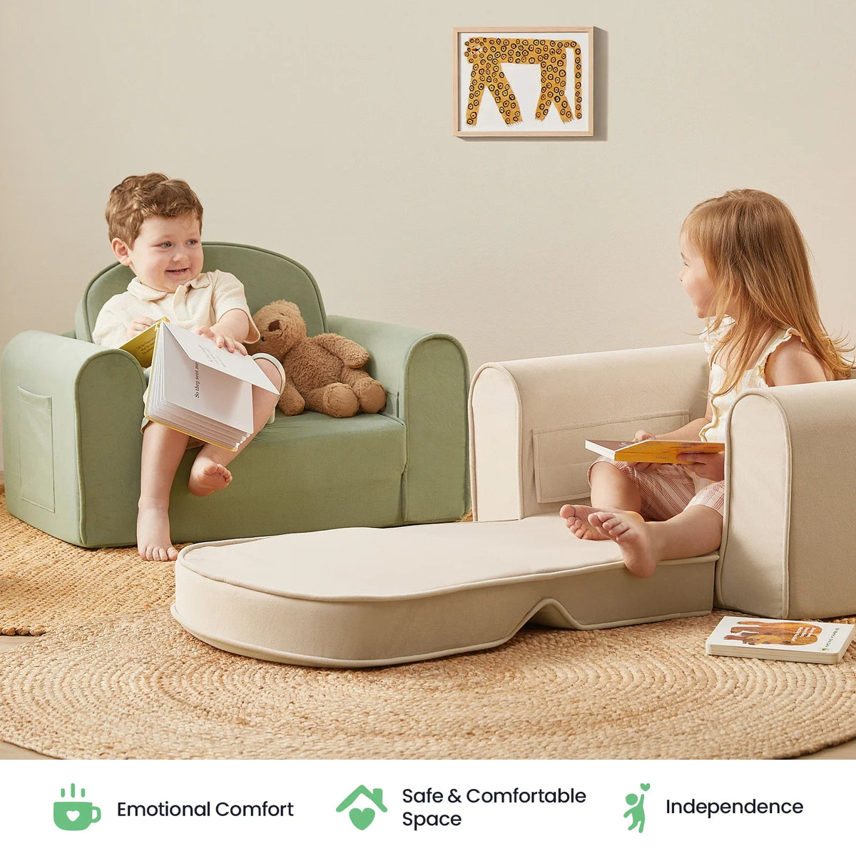 Kids Foldable Sofa Chair