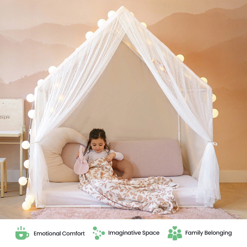 Large Kids Play Tent with Star Lights