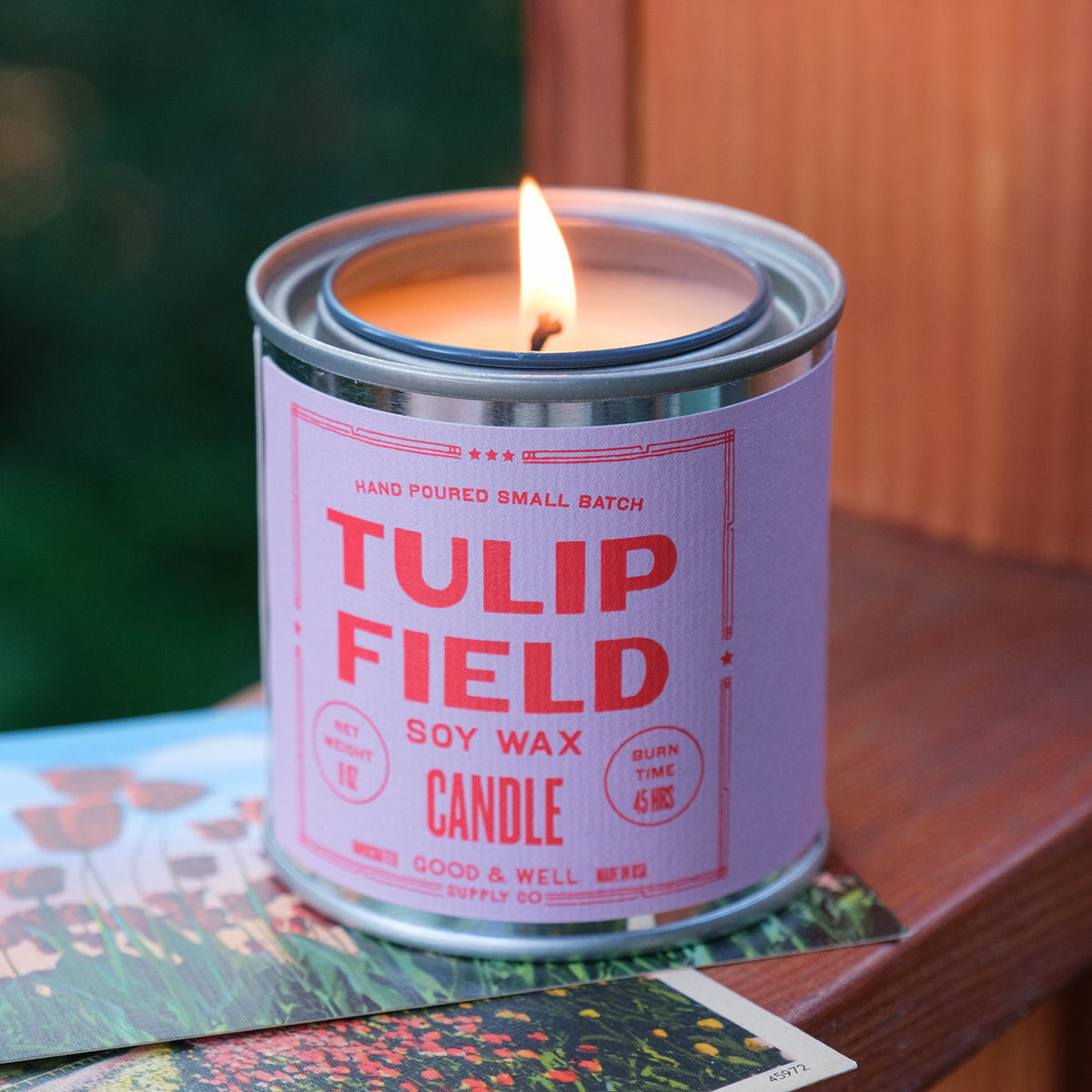 Tulip Field Soy Candle — Good & Well Supply Co.