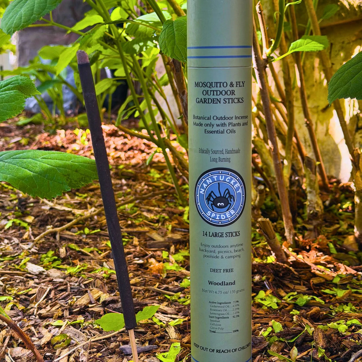 Outdoor Insect Repellent Incense Sticks — 14 Stick Tube