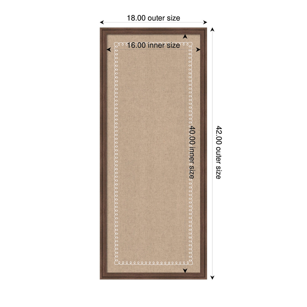 Fabric Pinboard with Scalloped Edge Frame