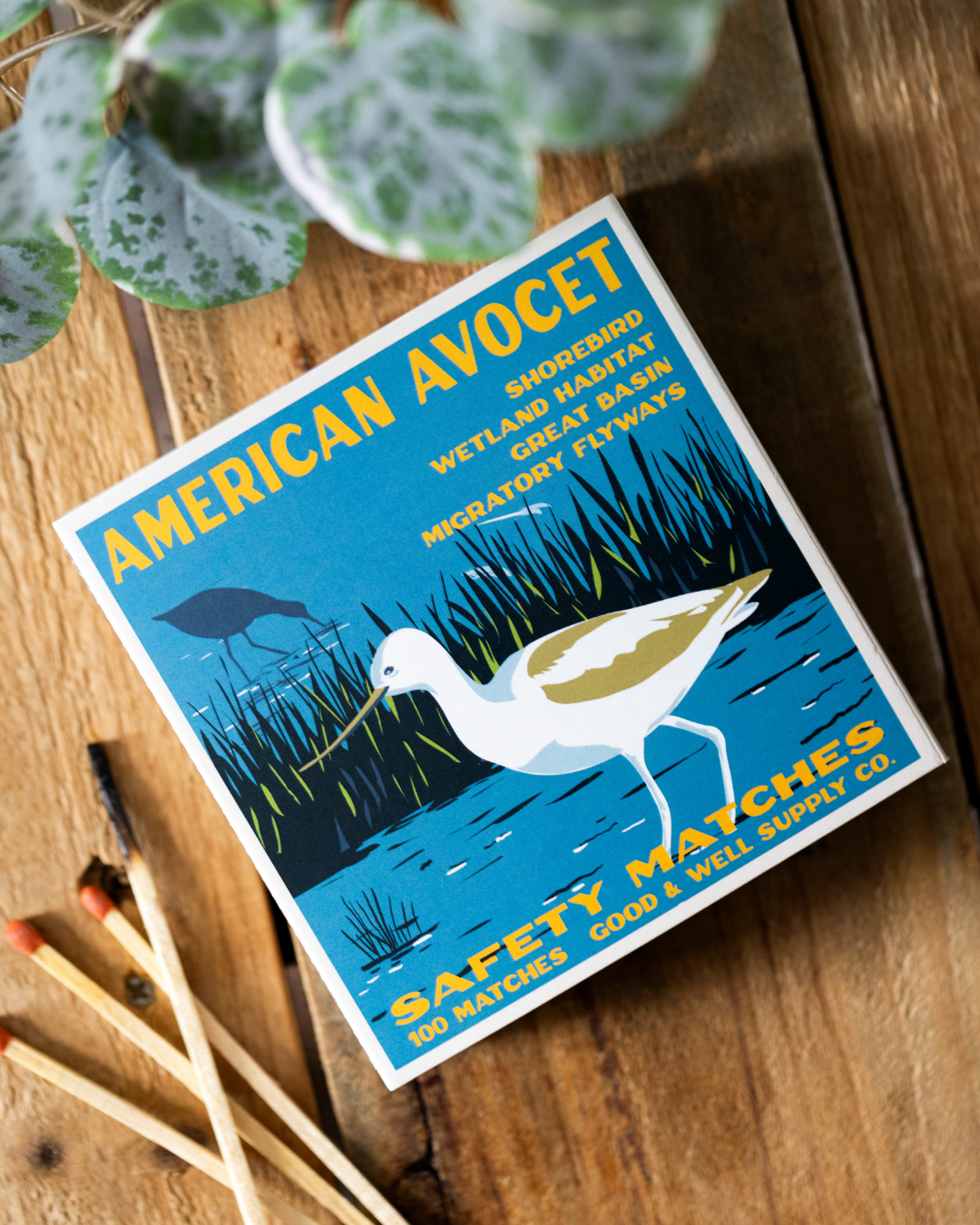 American Avocet Cabin Matches — Good & Well Supply Co.