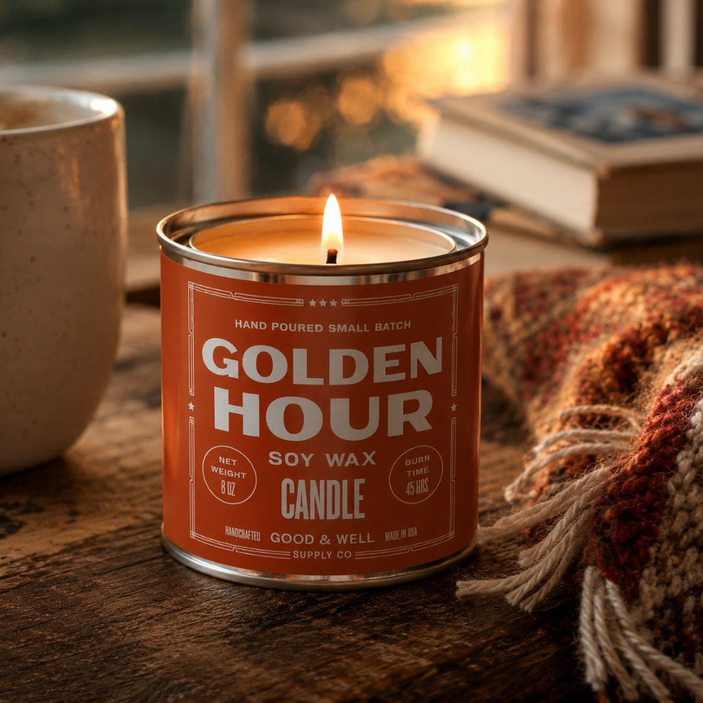 Golden Hour Soy Candle — Good & Well Supply Co.