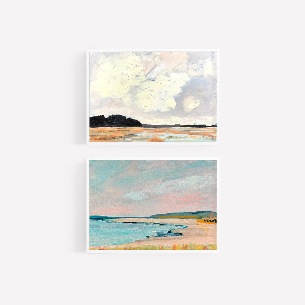 Crane Beach & Choate Island, Cape Ann, Set of 2 Prints