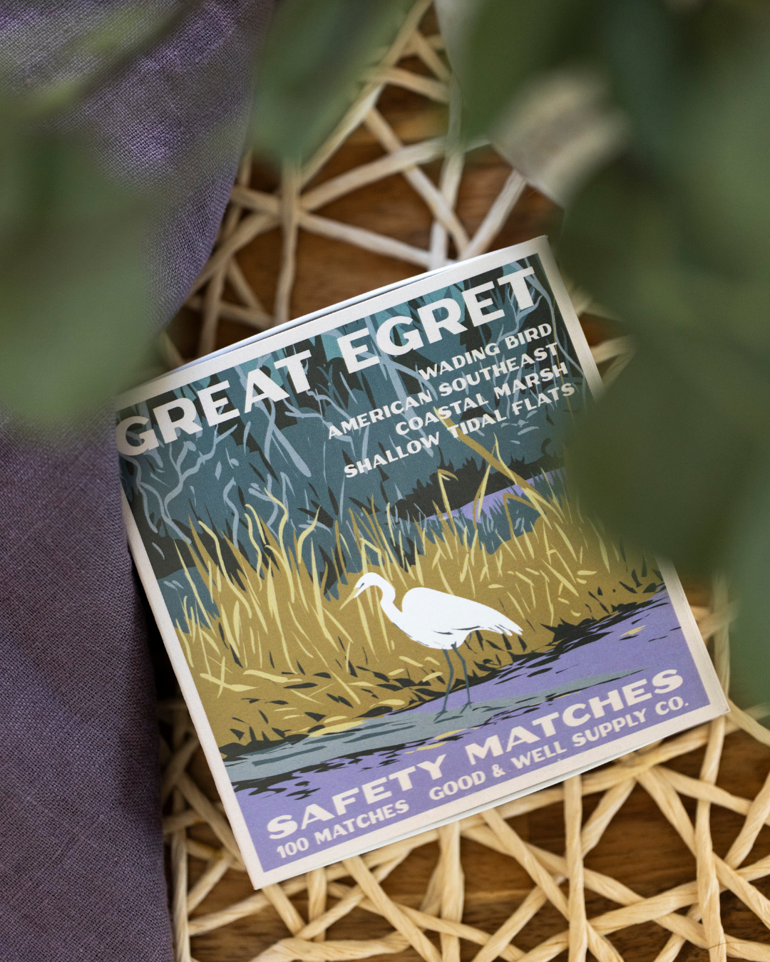 Great Egret Cabin Matches — Good & Well Supply Co.