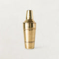 Stainless Steel Cocktail Shaker — Brass Finish