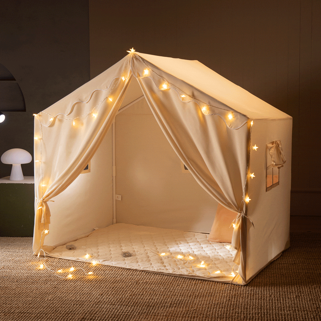 Large Kids Play Tent with Star Lights