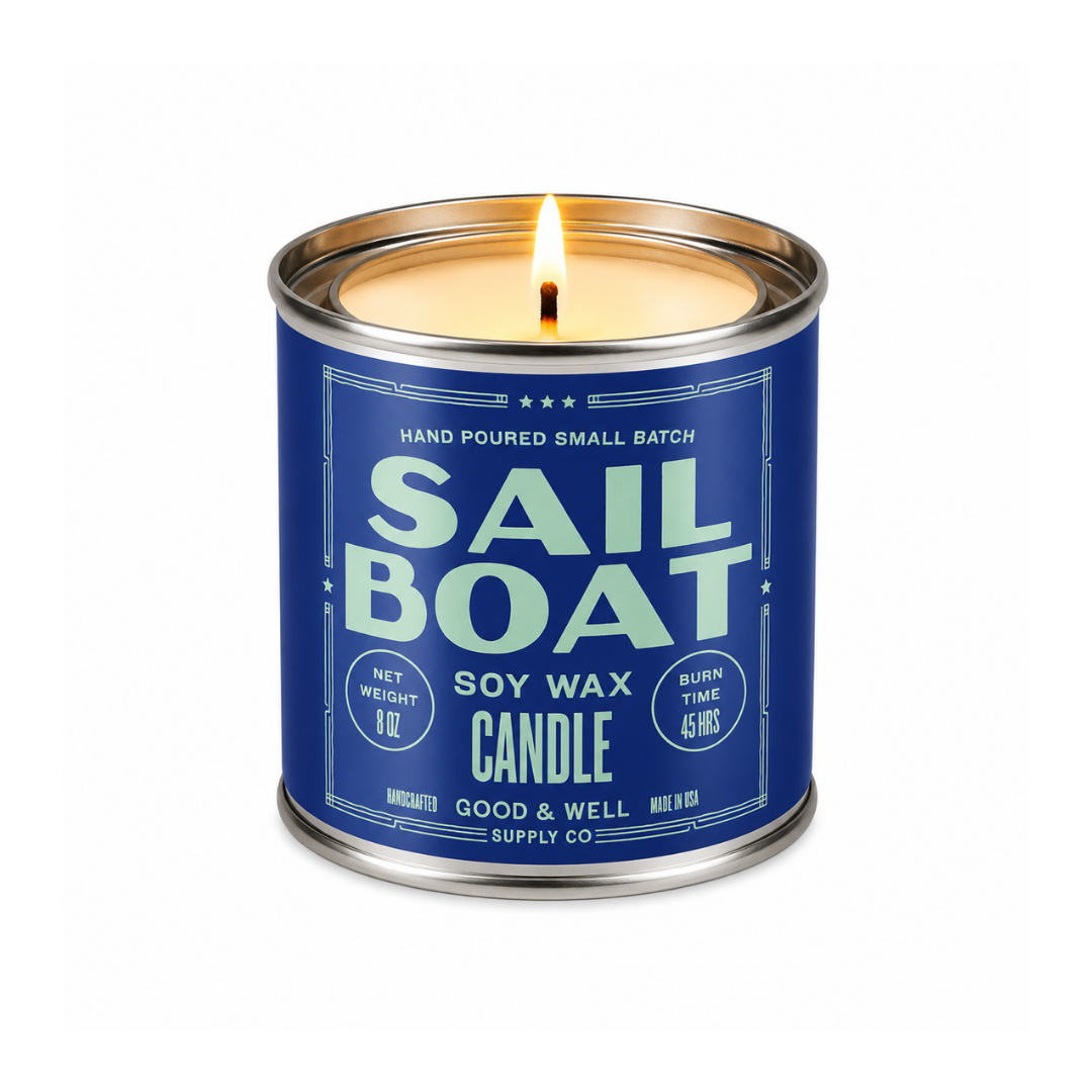 Sailboat Soy Candle — Good & Well Supply Co.