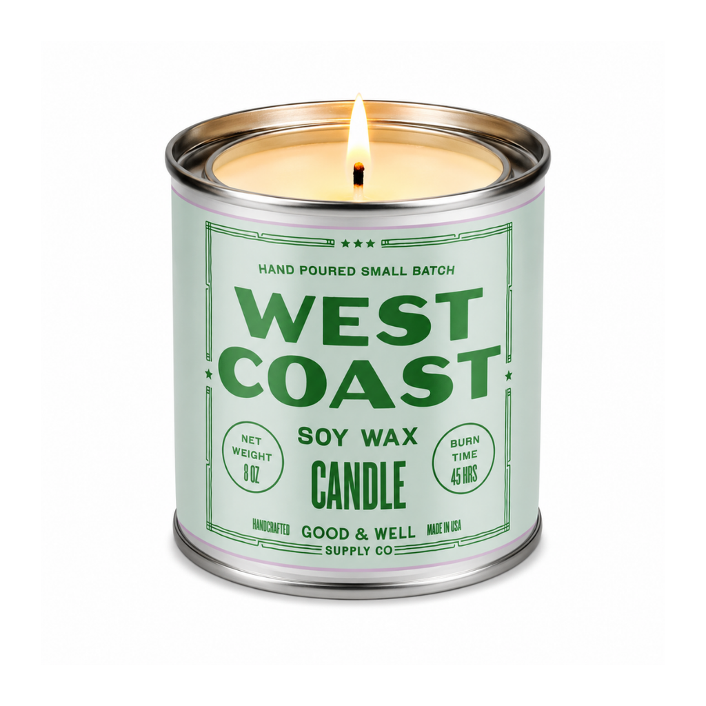 West Coast Soy Candle — Good & Well Supply Co.